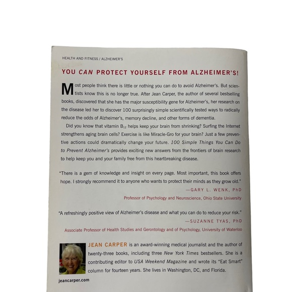 100 Simple Things You Can Do to Prevent Alzheimer's and Age-Related Memory Loss - Picture 4 of 4